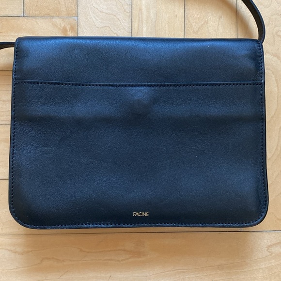 NEW Facine leather shoulder bag clutch - Picture 5 of 7